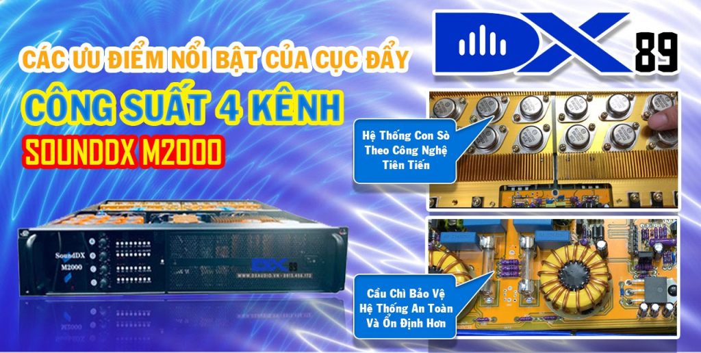 Cục Đẩy SoundDX m2000 Cục Đẩy SoundDX m2000